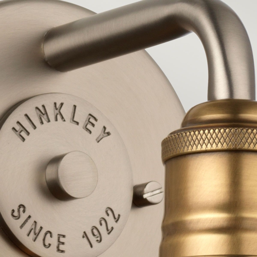 Quintiesse - Wandlamp voor badkamer RIGBY 1xE27/40W/230V IP44 brons