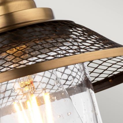 Quintiesse - Wandlamp voor badkamer RIGBY 1xE27/40W/230V IP44 brons