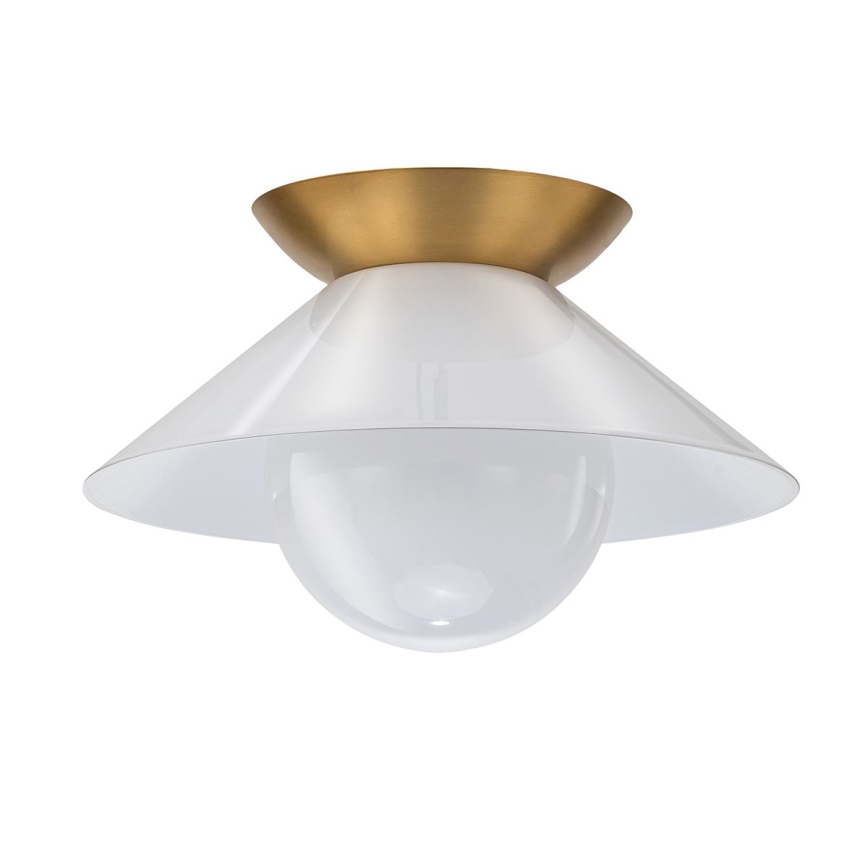 Quintiesse - Plafondlamp SAUCER 1xE27/40W/230V Ø 36,6 cm goud