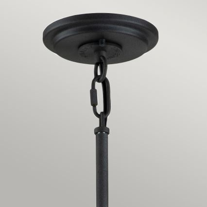 Quintiesse - Hanglamp SILAS op staaf 8xE27/60W/230V Ø 82,9 cm zwart/goud