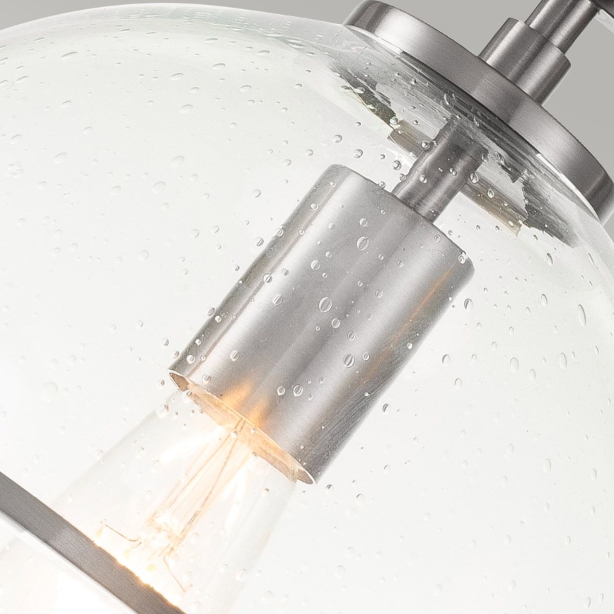 Quintiesse - Plafondlamp SOMERSET 1xE27/60W/230V Ø 28,2 cm mat chroom