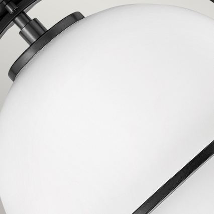 Quintiesse - Plafondlamp SOMERSET 1xE27/60W/230V Ø 28,2 cm zwart