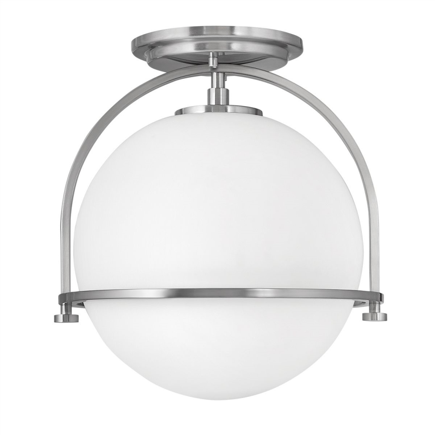 Quintiesse - Plafondlamp SOMERSET 1xE27/60W/230V Ø 28,2 cm mat chroom
