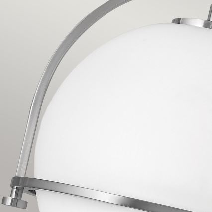 Quintiesse - Plafondlamp SOMERSET 1xE27/60W/230V Ø 28,2 cm mat chroom