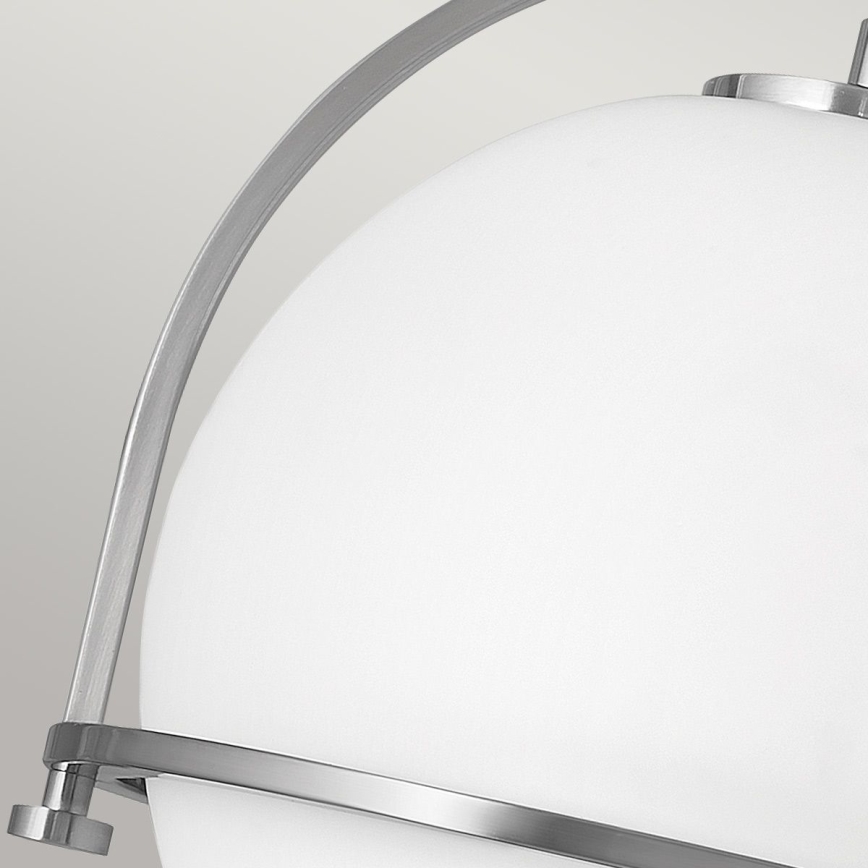 Quintiesse - Plafondlamp SOMERSET 1xE27/60W/230V Ø 28,2 cm mat chroom