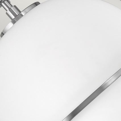 Quintiesse - Plafondlamp SOMERSET 1xE27/60W/230V Ø 28,2 cm mat chroom