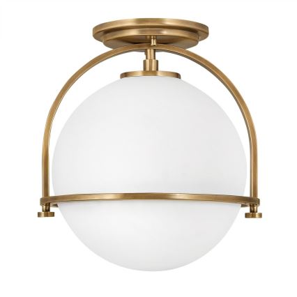 Quintiesse - Plafondlamp SOMERSET 1xE27/60W/230V Ø 28,2 cm goud