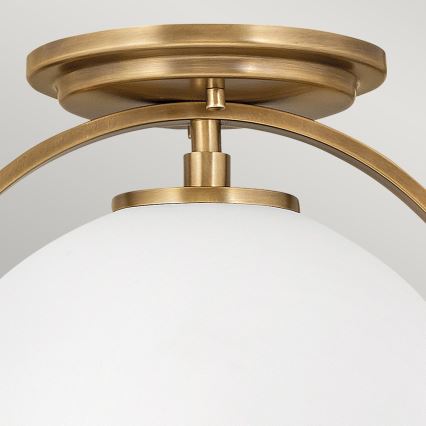 Quintiesse - Plafondlamp SOMERSET 1xE27/60W/230V Ø 28,2 cm goud