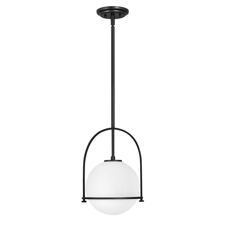 Quintiesse - Hanglamp met stang SOMERSET 1xE27/60W/230V Ø 28,9 cm zwart