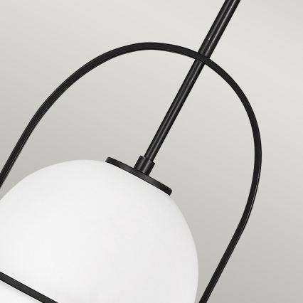 Quintiesse - Hanglamp met stang SOMERSET 1xE27/60W/230V Ø 28,9 cm zwart