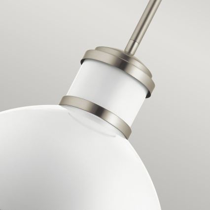 Quintiesse - Hanglamp met stang TOLLIS 1xE27/40W/230V Ø 40,8 cm mat chroom