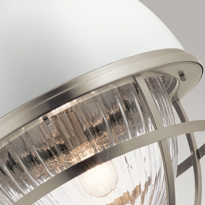 Quintiesse - Hanglamp met stang TOLLIS 1xE27/40W/230V Ø 40,8 cm mat chroom