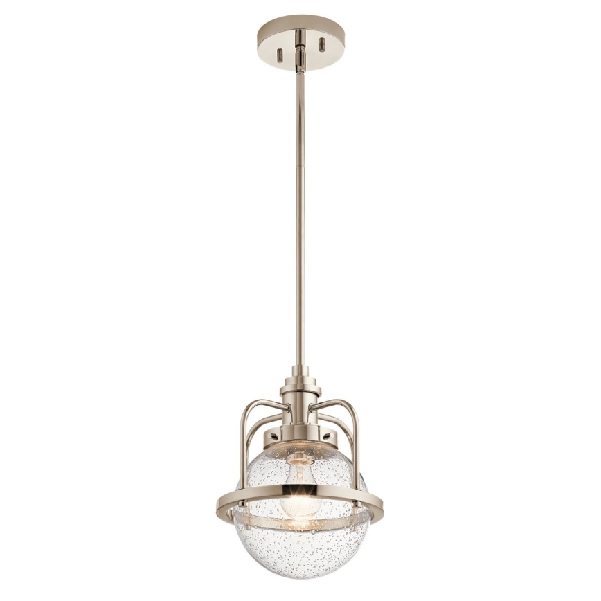 Quintiesse - Buitenlantaarn op paal TRIOCENT 1xE27/40W/230V IP44 glanzend chroom