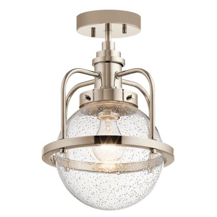 Quintiesse - Buitenlantaarn op paal TRIOCENT 1xE27/40W/230V IP44 glanzend chroom