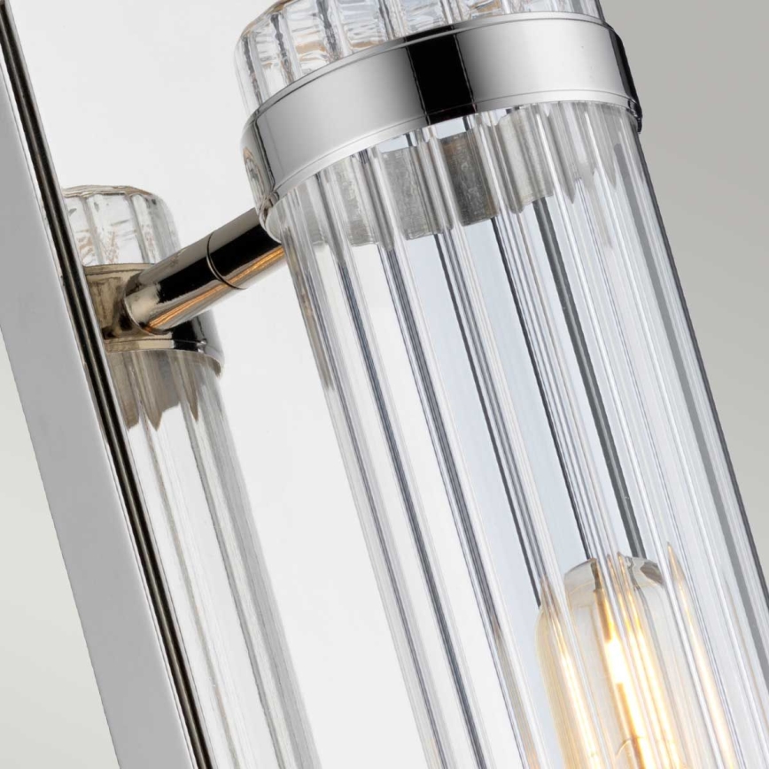 Quintiesse - Wandlamp voor badkamer WELLINGTON 1xE27/60W/230V IP44 glanzend chroom