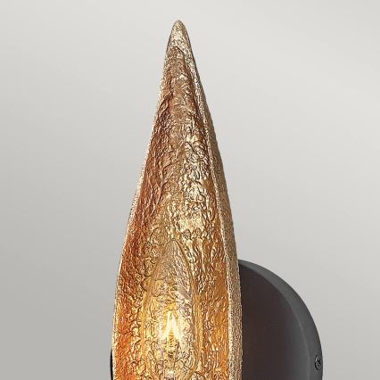 Quintiesse - Muurlamp WILLOW 1xE14/40W/230V goud/zwart