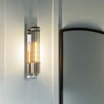 Quintiesse - Wandlamp voor badkamer WELLINGTON 1xE27/60W/230V IP44 glanzend chroom