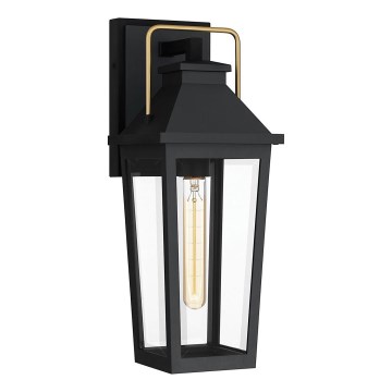 Quoizel - Buitenwandlamp BUCKLEY M 1xE27/40W/230V IP44 zwart