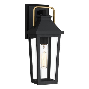 Quoizel - Buitenwandlamp BUCKLEY S 1xE27/40W/230V IP44 zwart