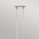 Quoizel - Hanglamp aan een ketting EMERY 3xE27/100W/230V chroom