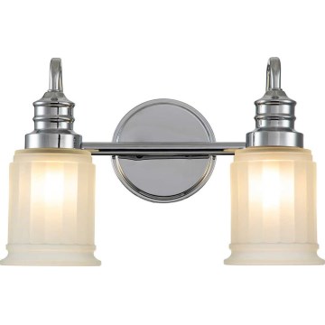 Quoizel - LED-wandlamp voor de badkamer SWELL 2xG9/3W/230V IP44 glanzend chroom