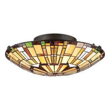 Quoizel - Plafondlamp REED 2xE27/60W/230V diameter 42 cm