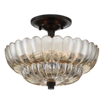 Quoizel - Plafondlamp WHITECAP 3xE14/40W/230V diameter 29,7 cm