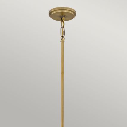 Quoizel - Kroonluchter BRECKEN met staaf 2xE27/60W/230V goud/wit