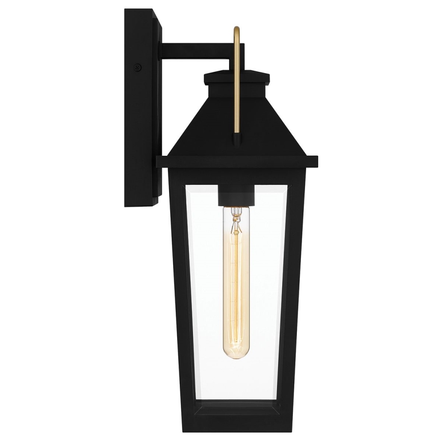 Quoizel - Buitenwandlamp BUCKLEY M 1xE27/40W/230V IP44 zwart