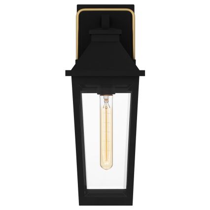Quoizel - Wandlamp voor buiten BUCKLEY 1xE27/40W/230V IP44 zwart