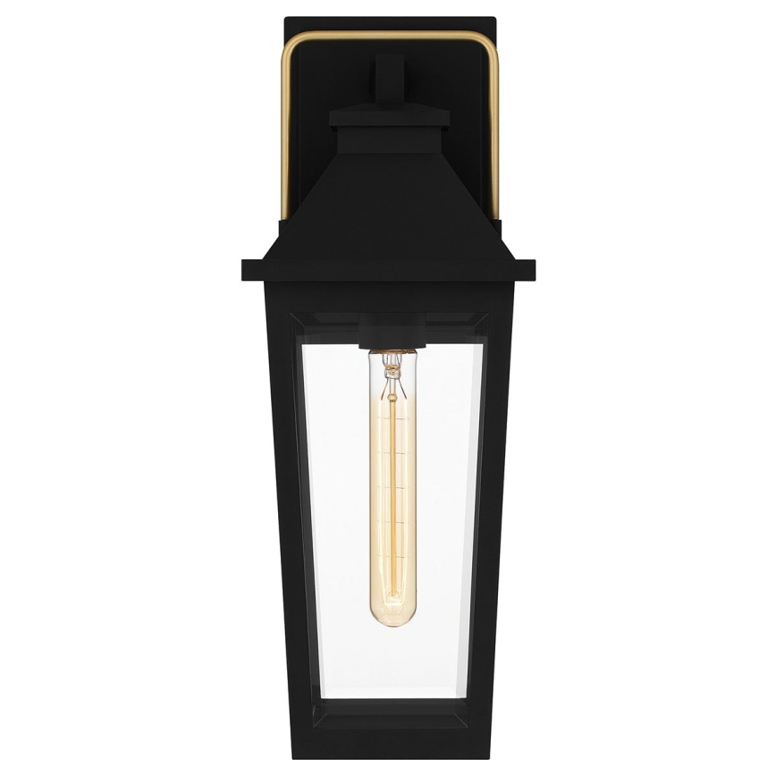 Quoizel - Wandlamp voor buiten BUCKLEY 1xE27/40W/230V IP44 zwart