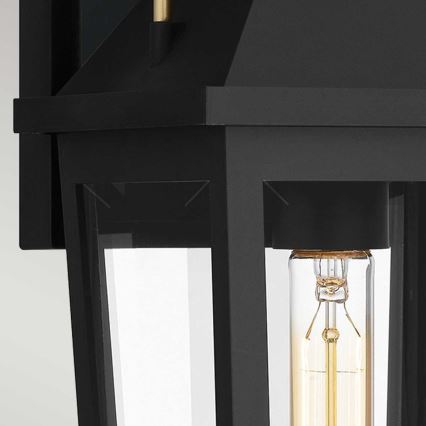 Quoizel - Wandlamp voor buiten BUCKLEY 1xE27/40W/230V IP44 zwart