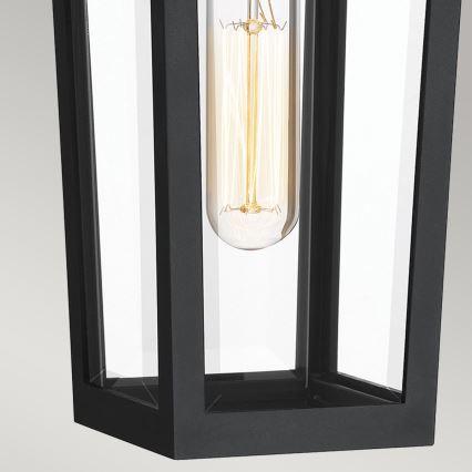 Quoizel - Buitenwandlamp BUCKLEY S 1xE27/40W/230V IP44 zwart