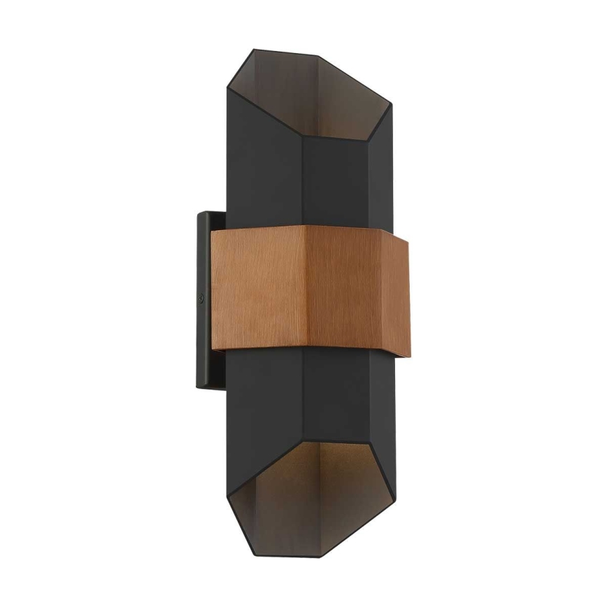 Quoizel - LED Wandlamp voor buiten CHASM 2xLED/5,5W/230V IP44