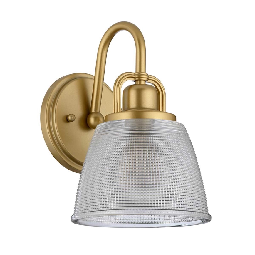 Quoizel - LED Badkamer wandlamp DUBLIN 1xG9/3W/230V IP44 goud