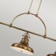 Quoizel - Hanglamp aan een ketting EMERY 3xE27/100W/230V messing