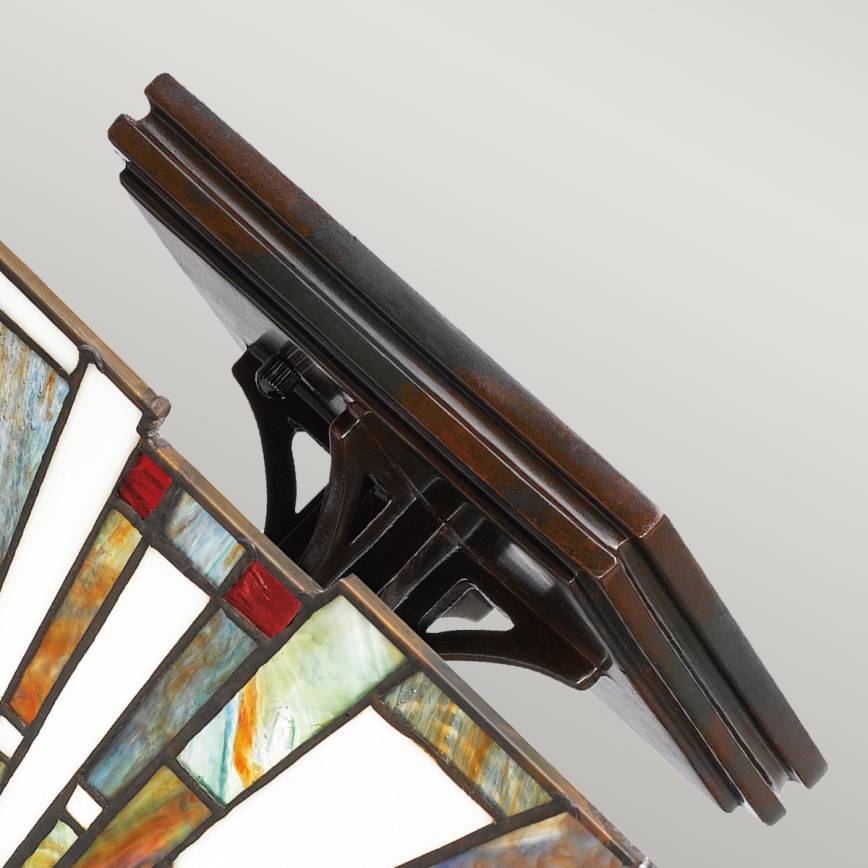 Quoizel - Tiffany plafondlamp MAYBECK 2xE27/60W/230V