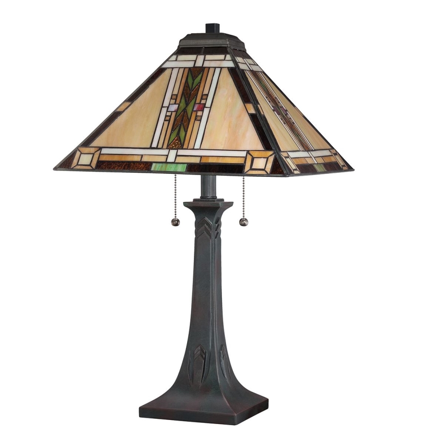 Quoizel - Tafellamp NAVAJO 2xE27/60W/230V