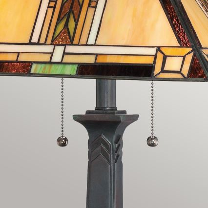 Quoizel - Tiffany NAVAJO tafellamp 2xE27/60W/230V