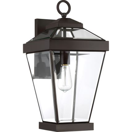 Quoizel - Wandlamp voor buiten RAVINE 1xE27/60W/230V IP44 bruin