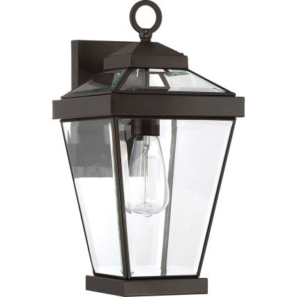 Quoizel - Wandlamp voor buiten RAVINE 1xE27/60W/230V IP44 bruin