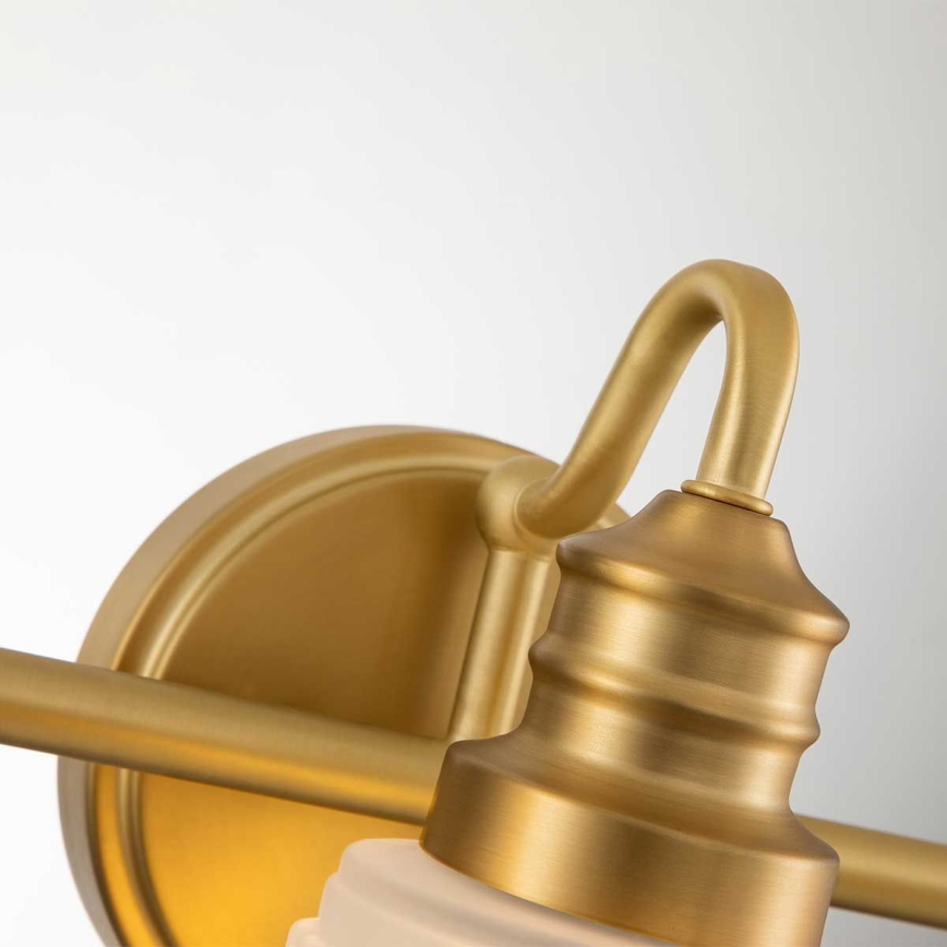 Quoizel - LED-wandlamp voor de badkamer SWELL 3xG9/3W/230V IP44 goudkleurig