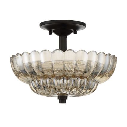 Quoizel - Plafondlamp WHITECAP 3xE14/40W/230V diameter 29,7 cm
