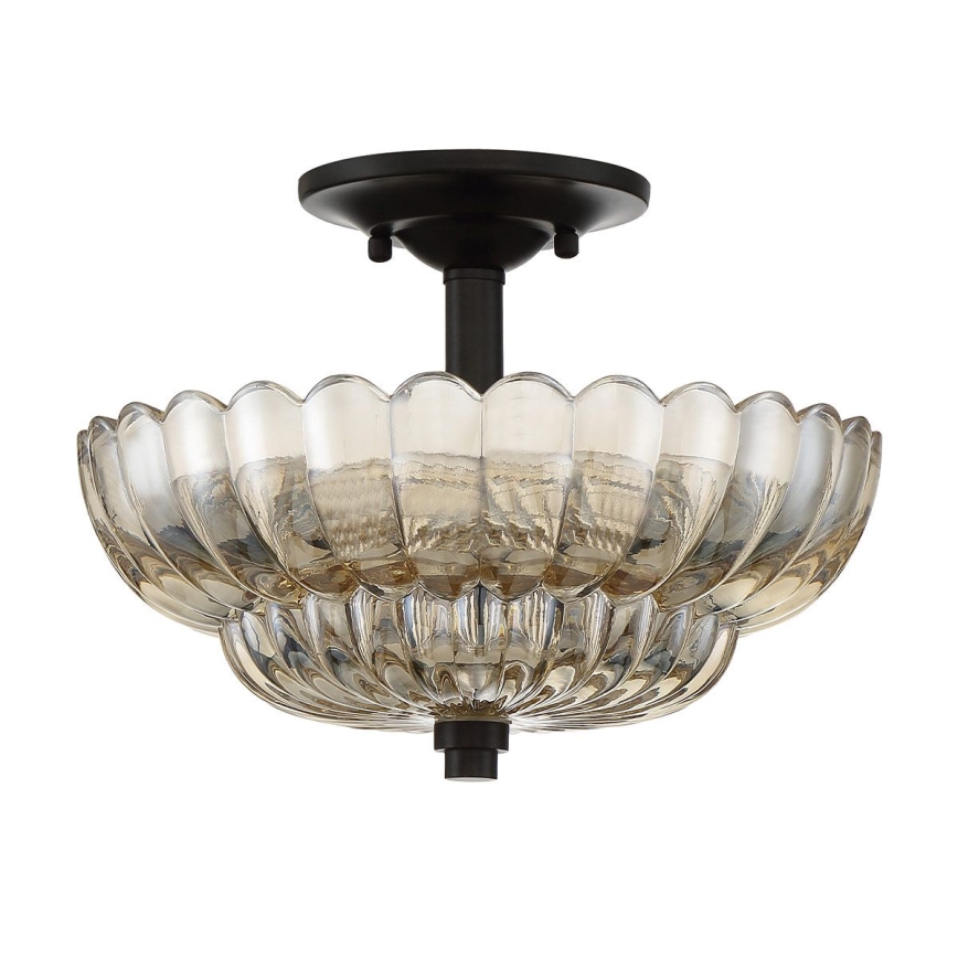 Quoizel - Plafondlamp WHITECAP 3xE14/40W/230V diameter 29,7 cm