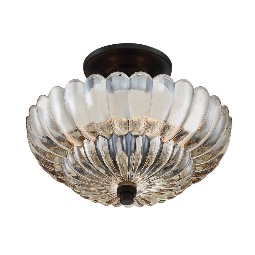 Quoizel - Plafondlamp WHITECAP 3xE14/40W/230V diameter 29,7 cm