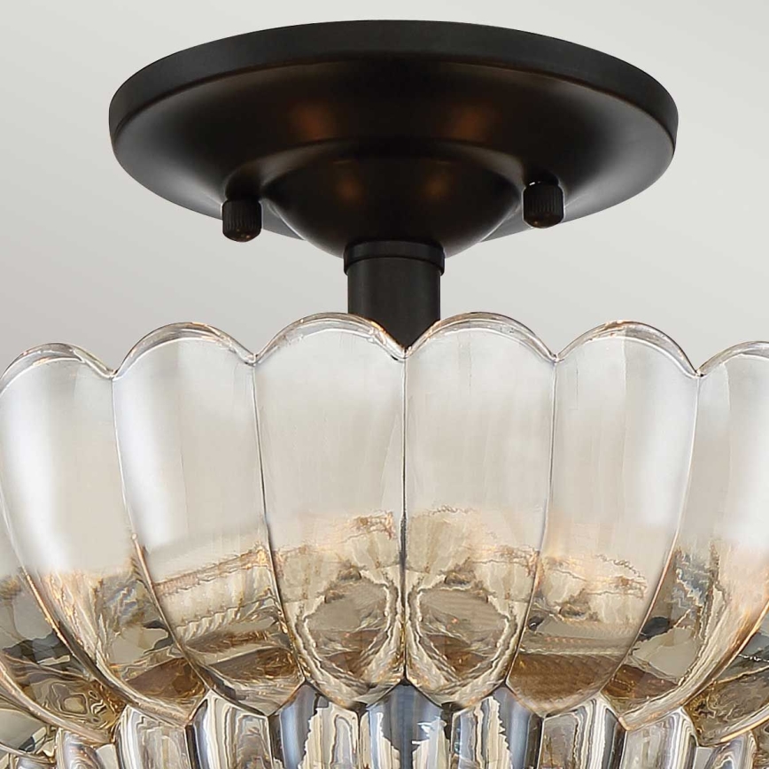 Quoizel - Plafondlamp WHITECAP 3xE14/40W/230V diameter 29,7 cm