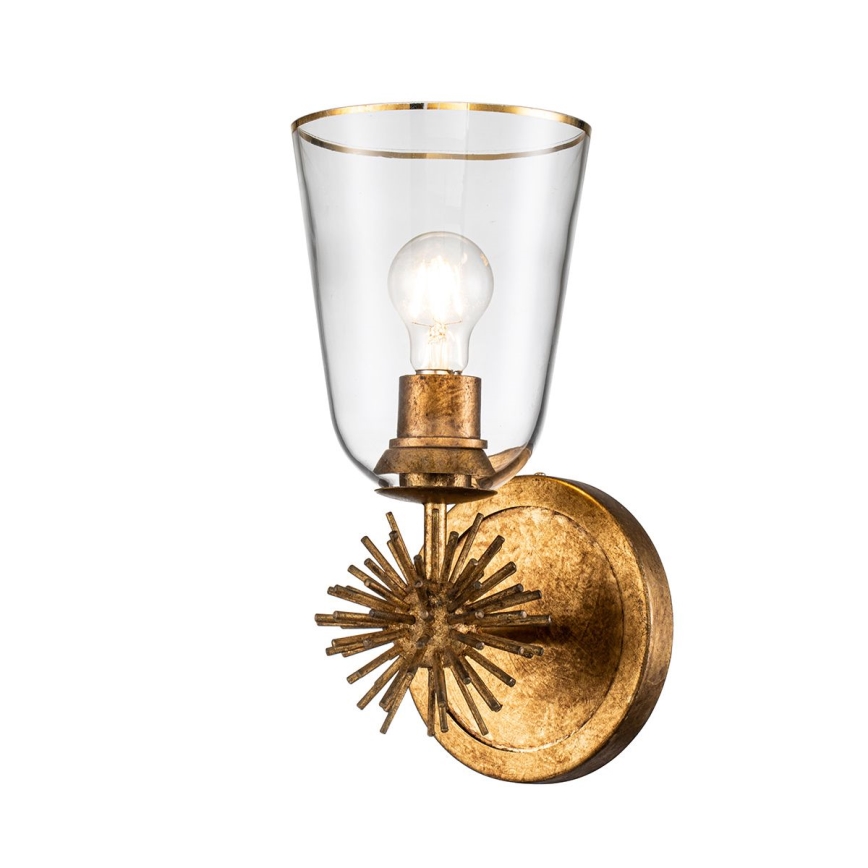 Quoizel - Koperen wandlamp STARING 1xE27/40W/230V