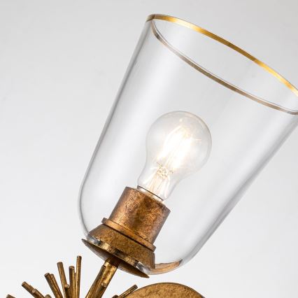 Quoizel - Koperen wandlamp STARING 1xE27/40W/230V