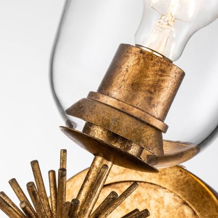 Quoizel - Koperen wandlamp STARING 1xE27/40W/230V