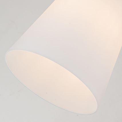 Quoizel - Hanglamp met vaste pendel STARING 1xE27/40W/230V diameter 18,4 cm goud/patina/wit